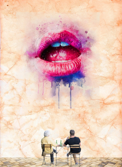 abstract blue illustration